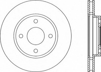 OPEN PARTS bda118420 -  Тормозной диск